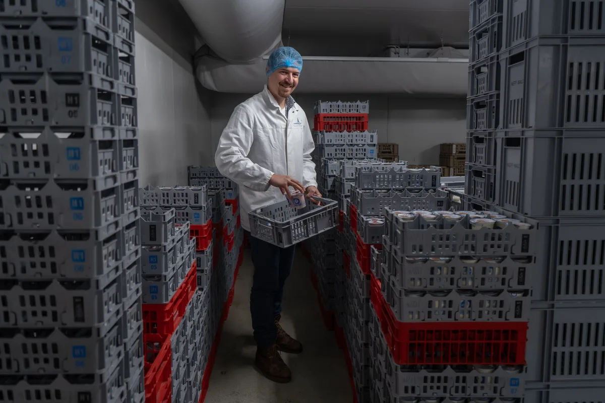 Thomas Neff aus Wald produziert Haferdrink und tüftelt an veganen Ersatzprodukten.